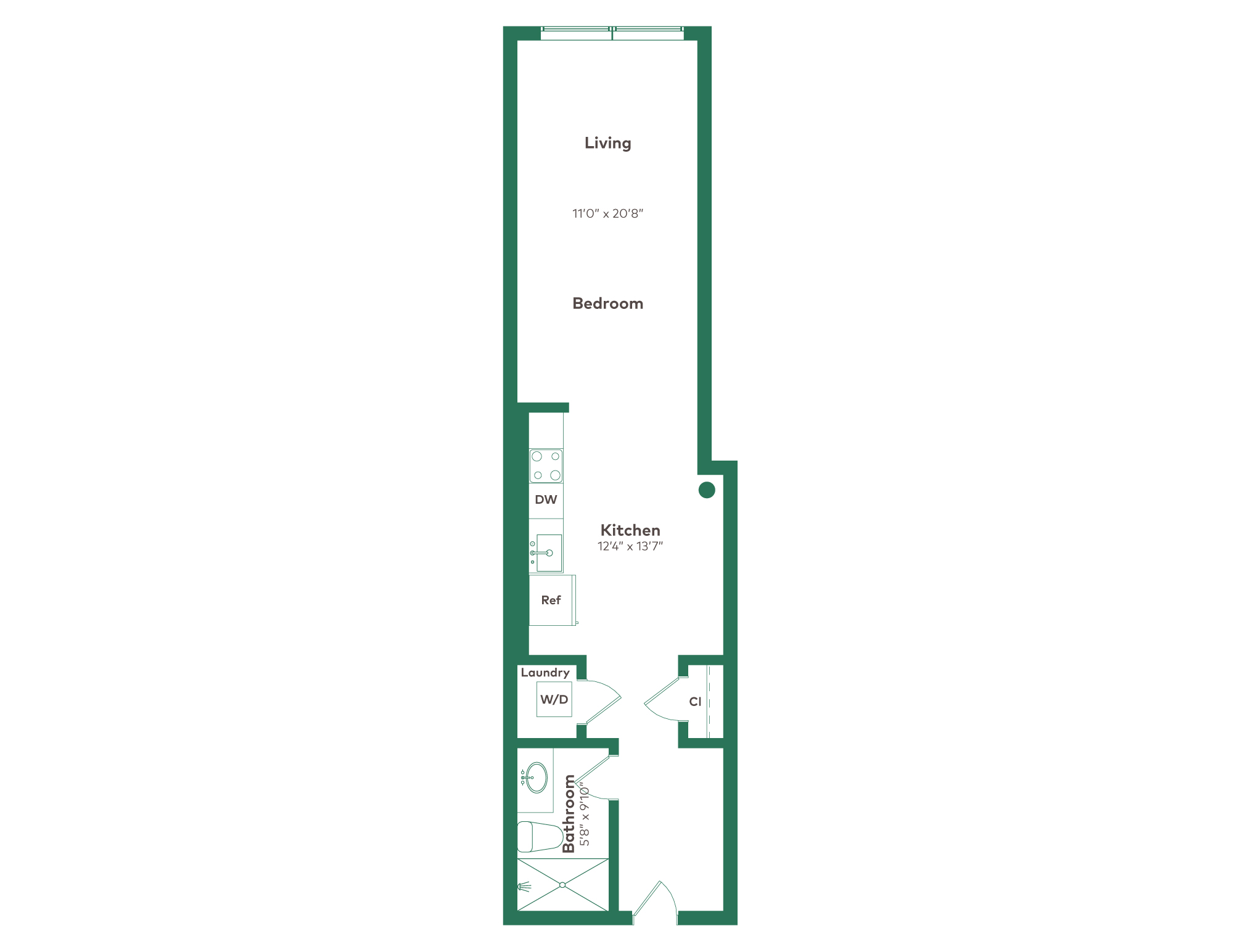 Floor plan layout diagram for J+W - S7